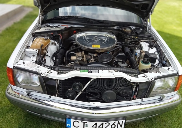 Mercedes-Benz Klasa S cena 185000 przebieg: 71064, rok produkcji 1986 z Toruń małe 667